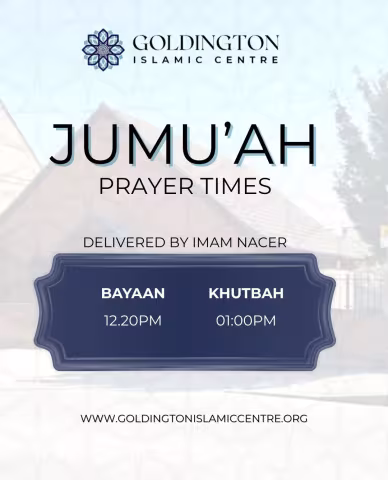 Jumu'ah announcement 