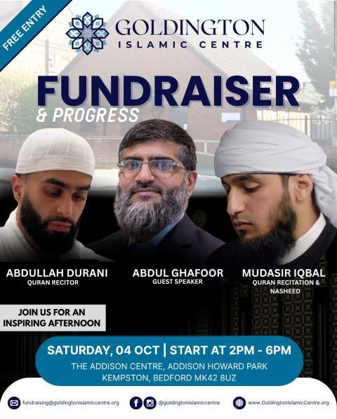 Fundraiser and progress event